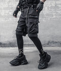 IBS429 Paratrooper Matte Black Shorts