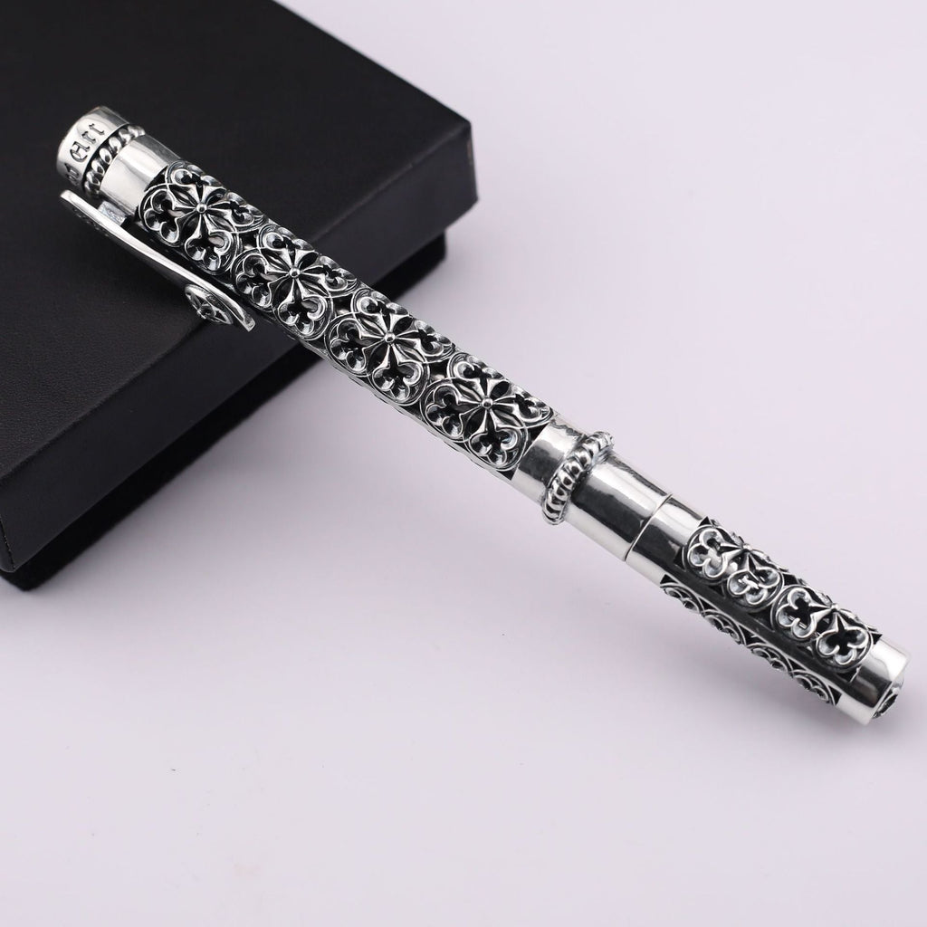 Hollow carved business signature pen