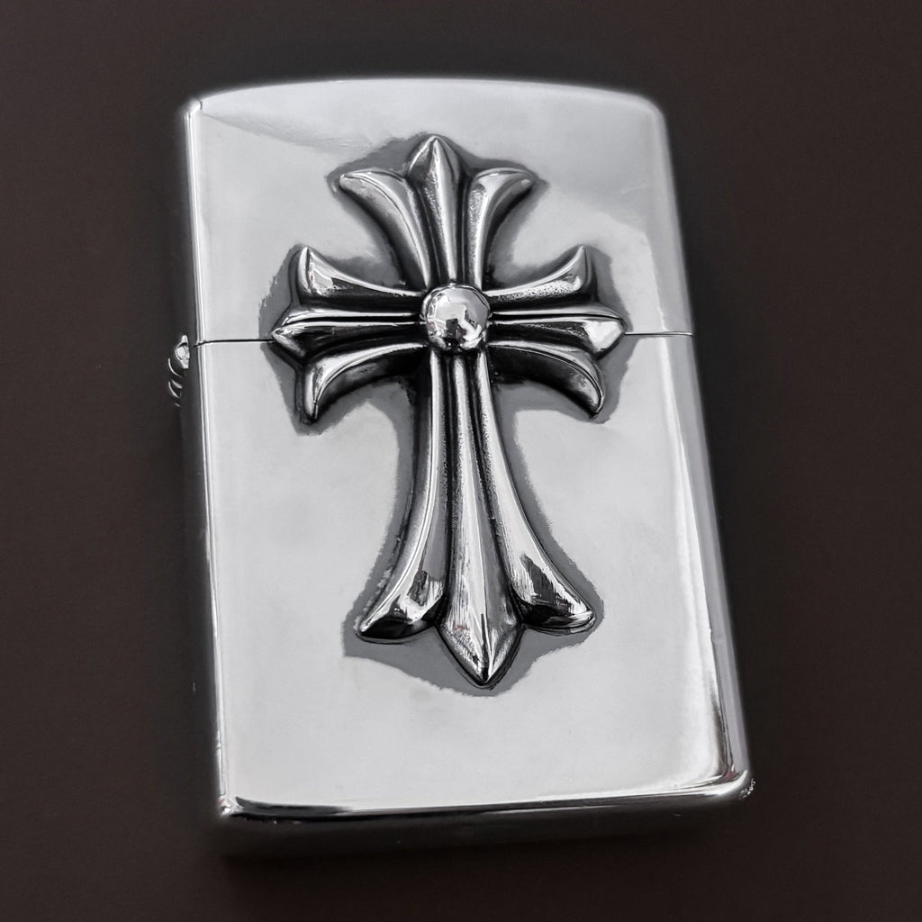 flame cross sword tongue anchor retro lighter