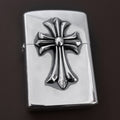 flame cross sword tongue anchor retro lighter