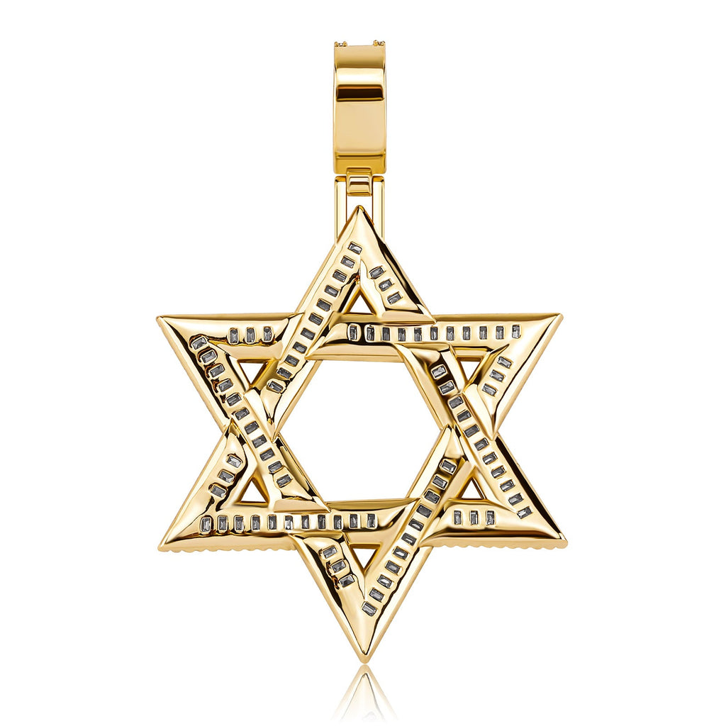star of david necklace diamond pendant