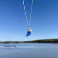 starfish necklace stone chalcedony pearl necklace