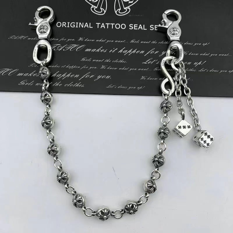 Retro chain waist trouser chain bag chain Key chain Retro dagger