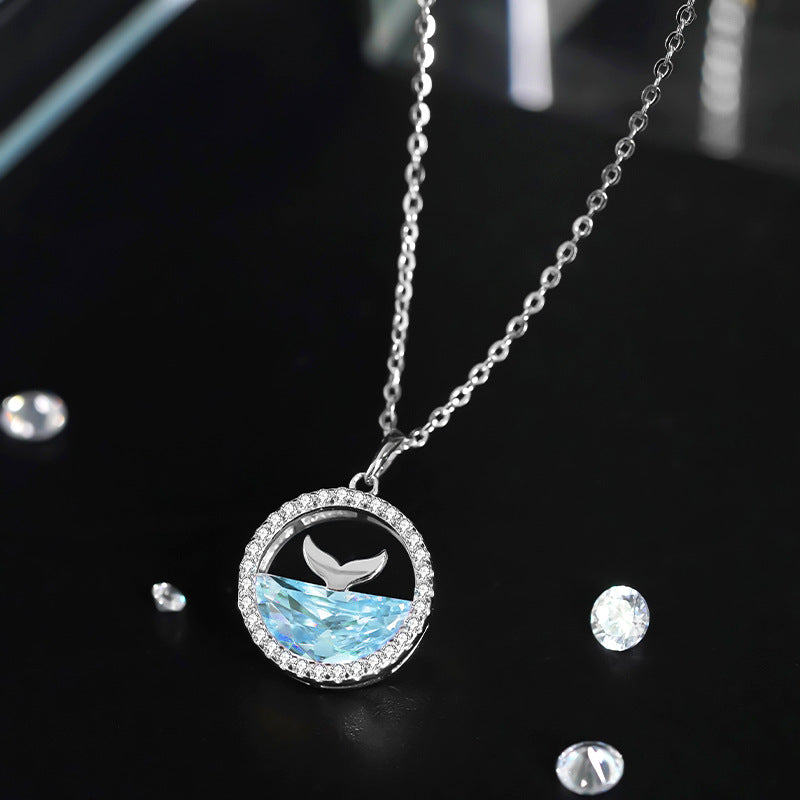 2022 New S925 Sterling Silver Mermaid's Tears Necklace