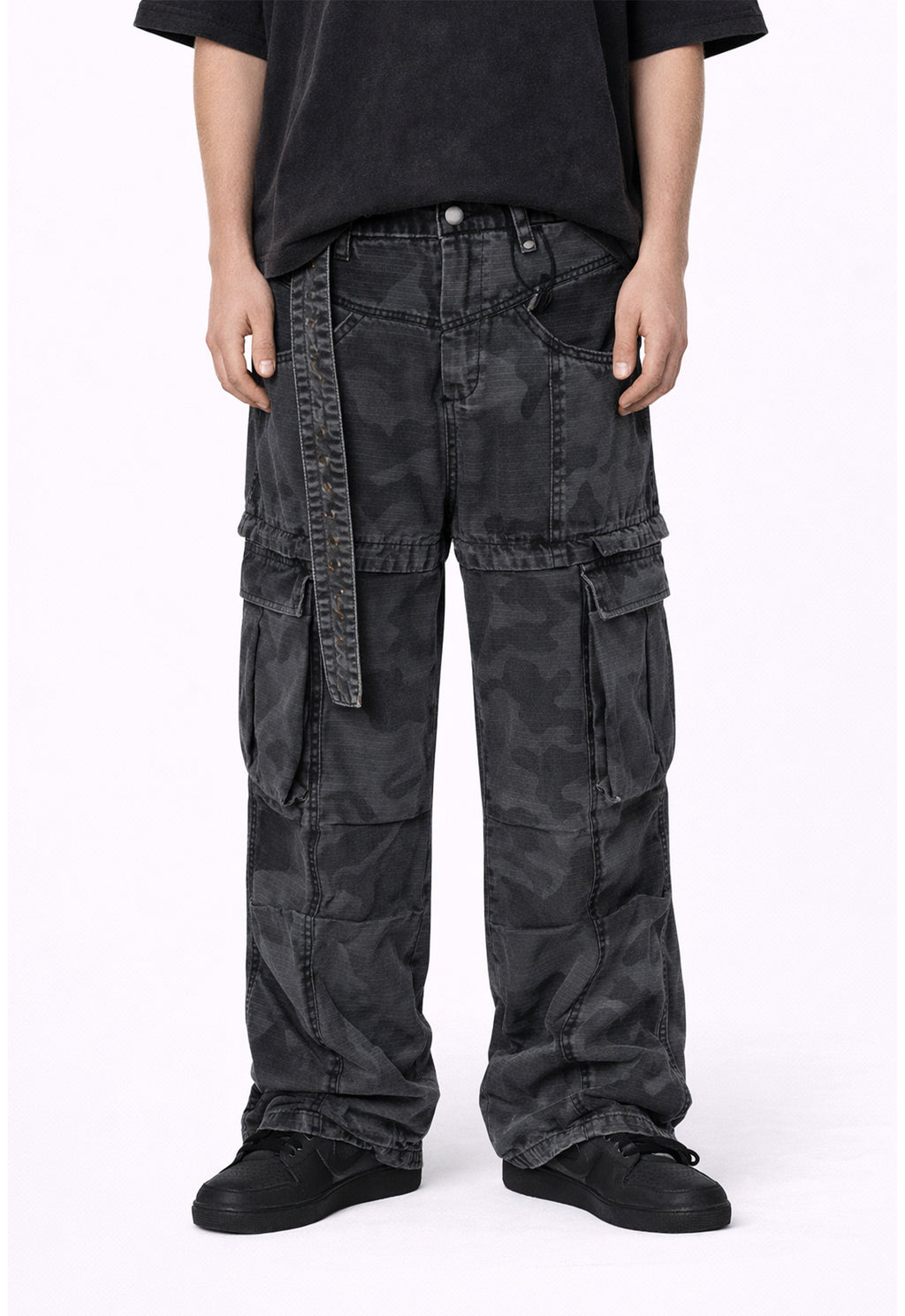 GHOST CAMO CARGO PANTS