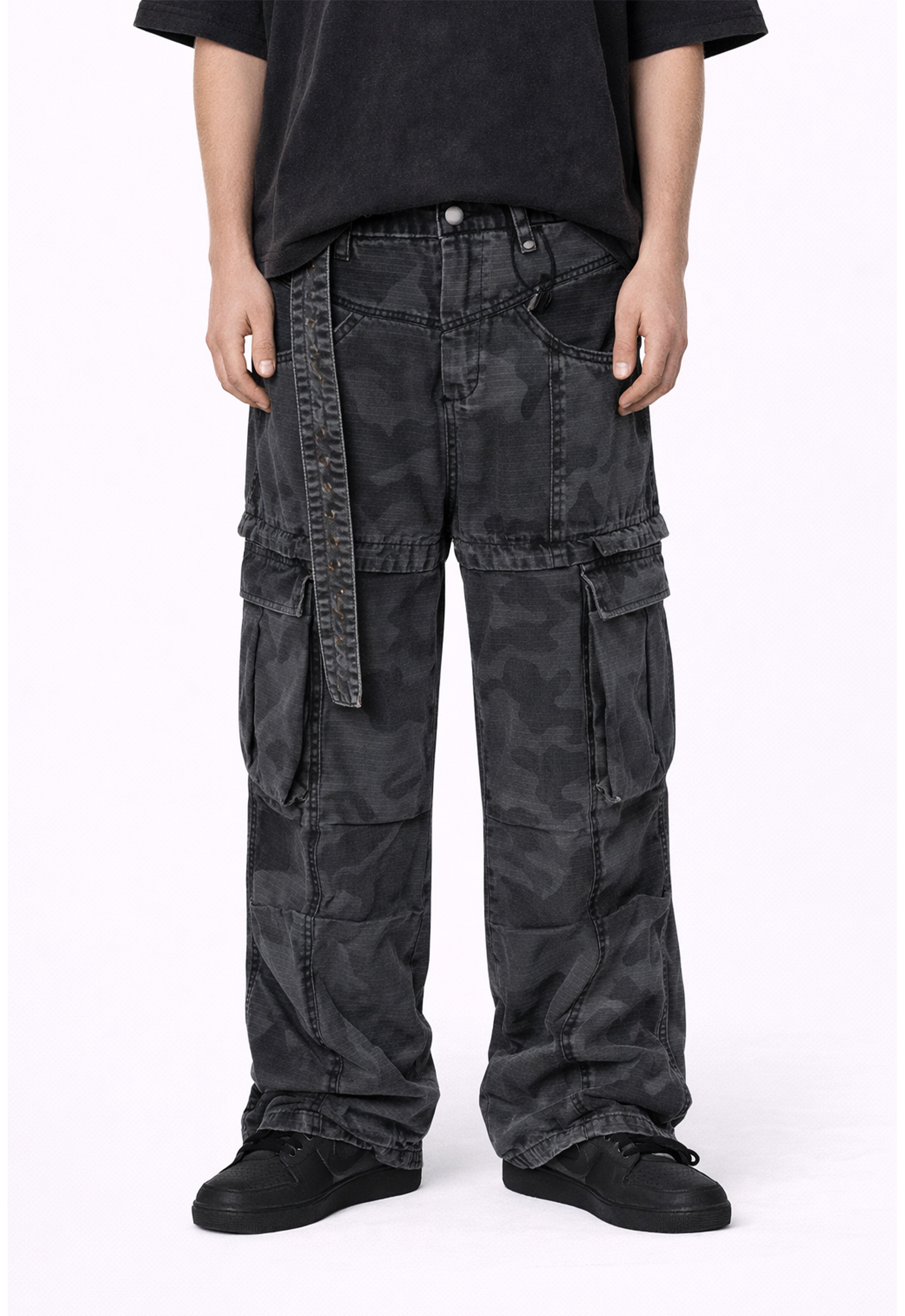 GHOST CAMO CARGO PANTS