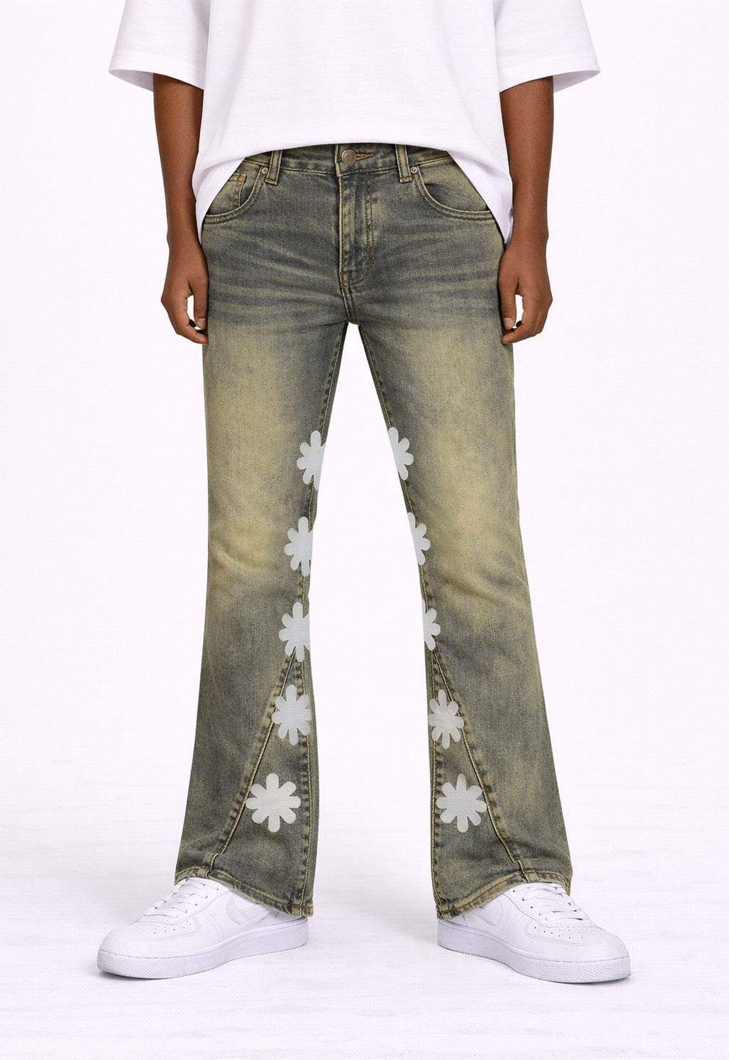 VINTAGE ASTERISK FLARE DENIM