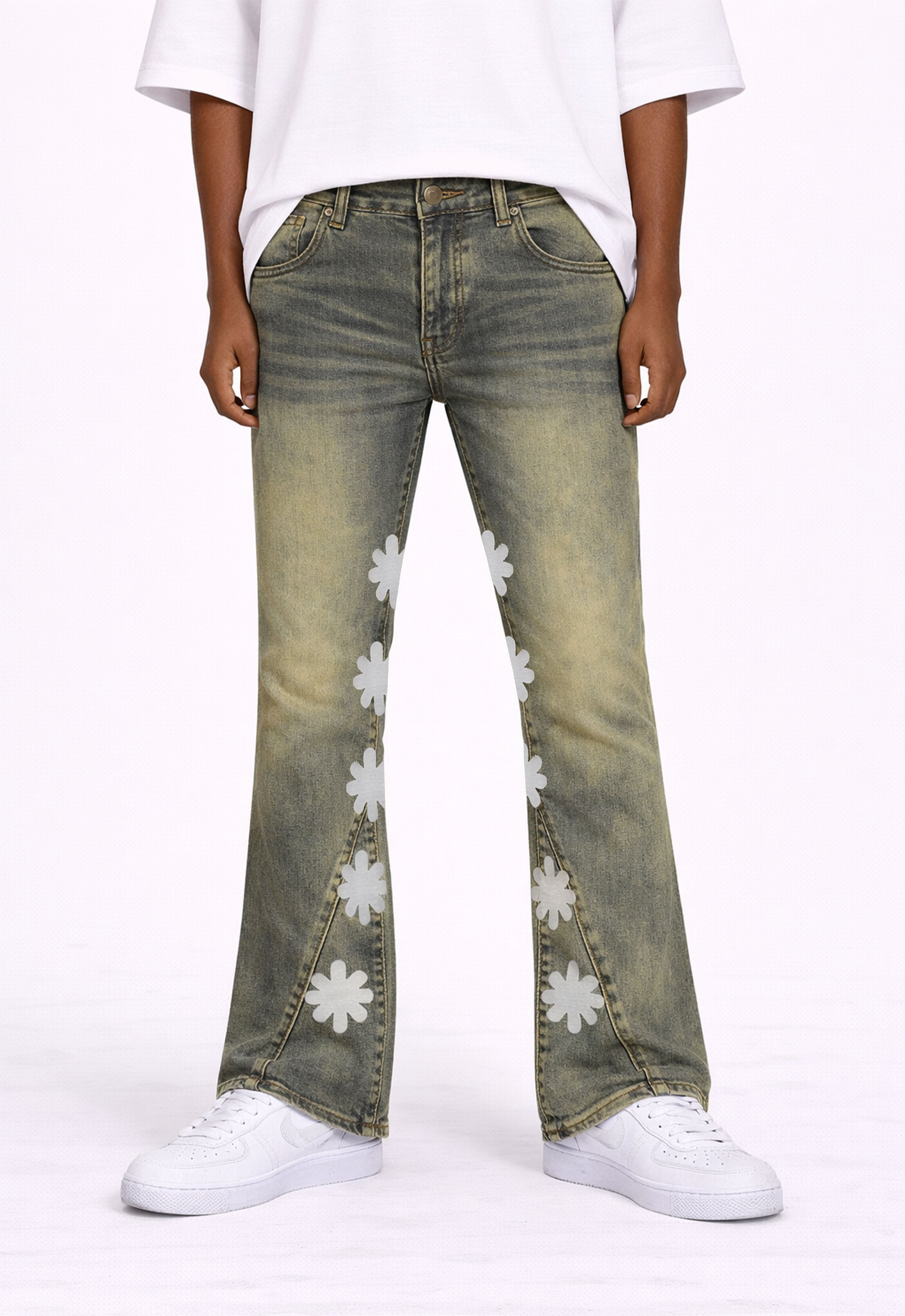 VINTAGE ASTERISK FLARE DENIM