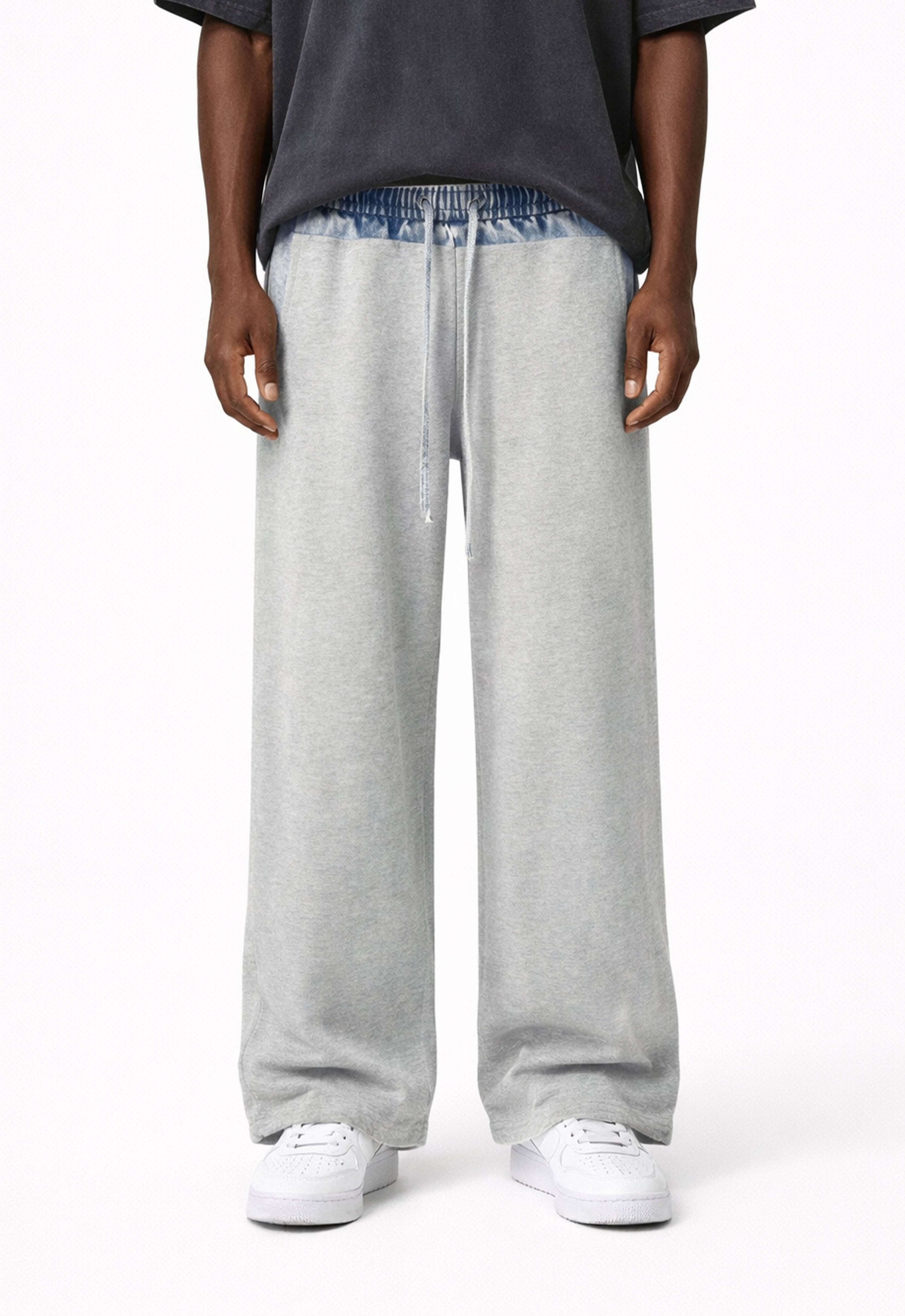 DENIM HEATHER SWEATPANTS