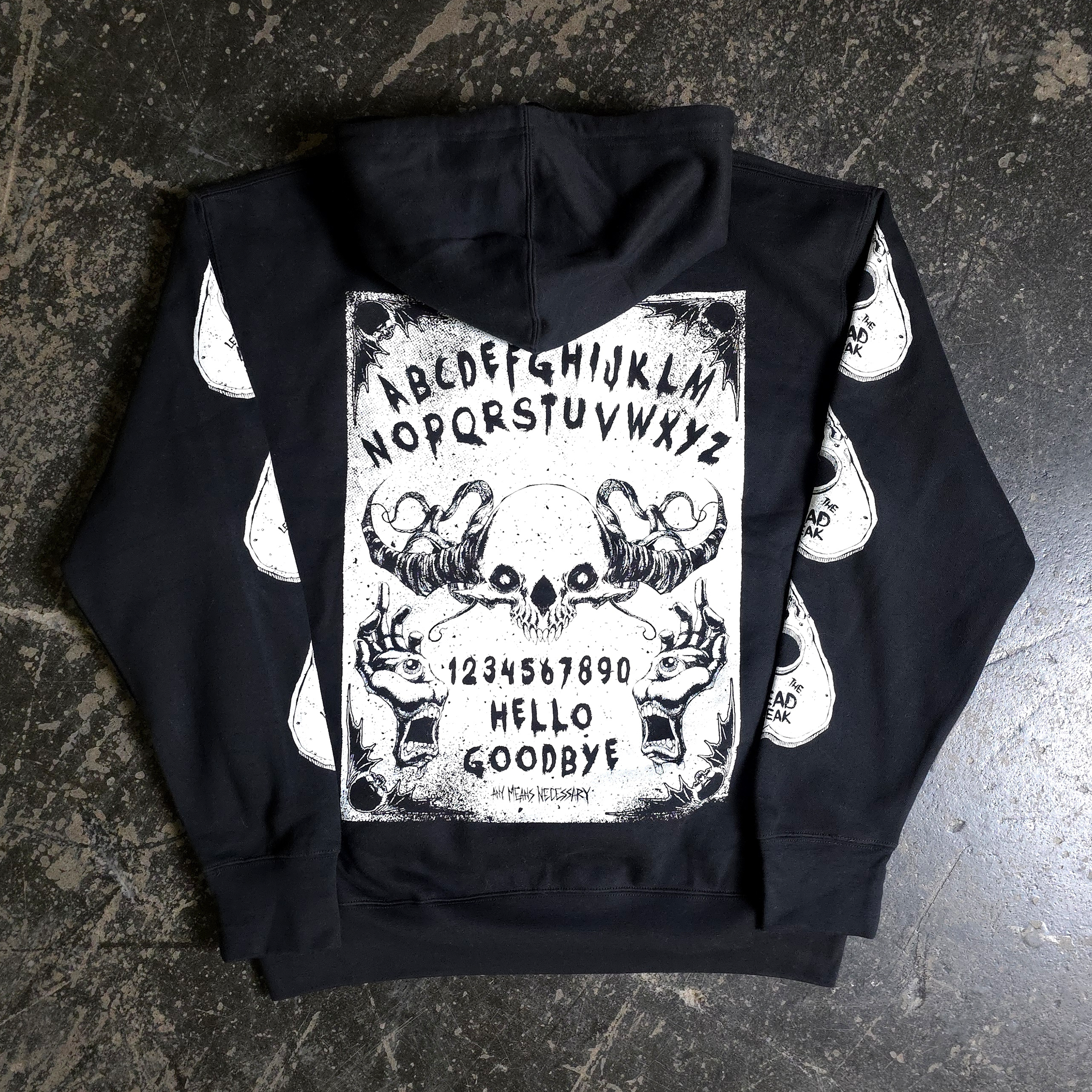 Ouija Pullover Hoodie Black