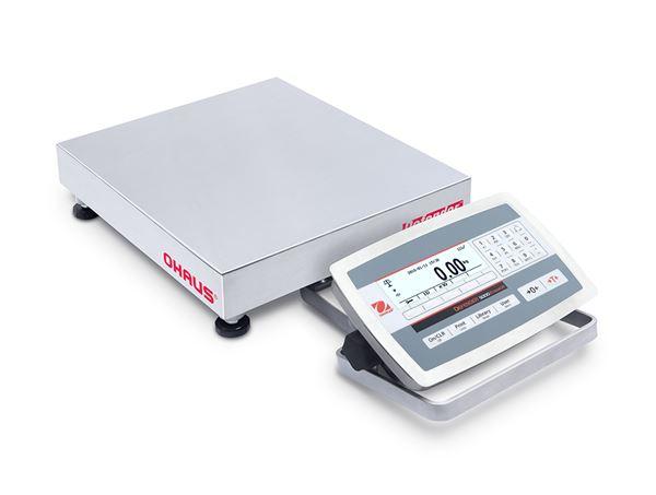 Ohaus D52XW12WQR5 Defender 5000 Washdown Bench Scale, 12500 x 0.5 g, 12" x 12", NTEP