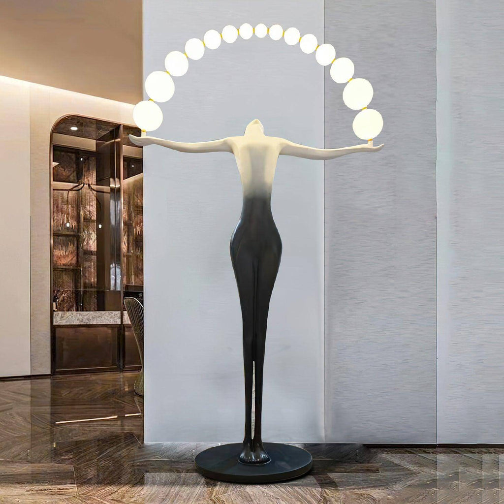 Olyvra Sculptural Floor Lamp