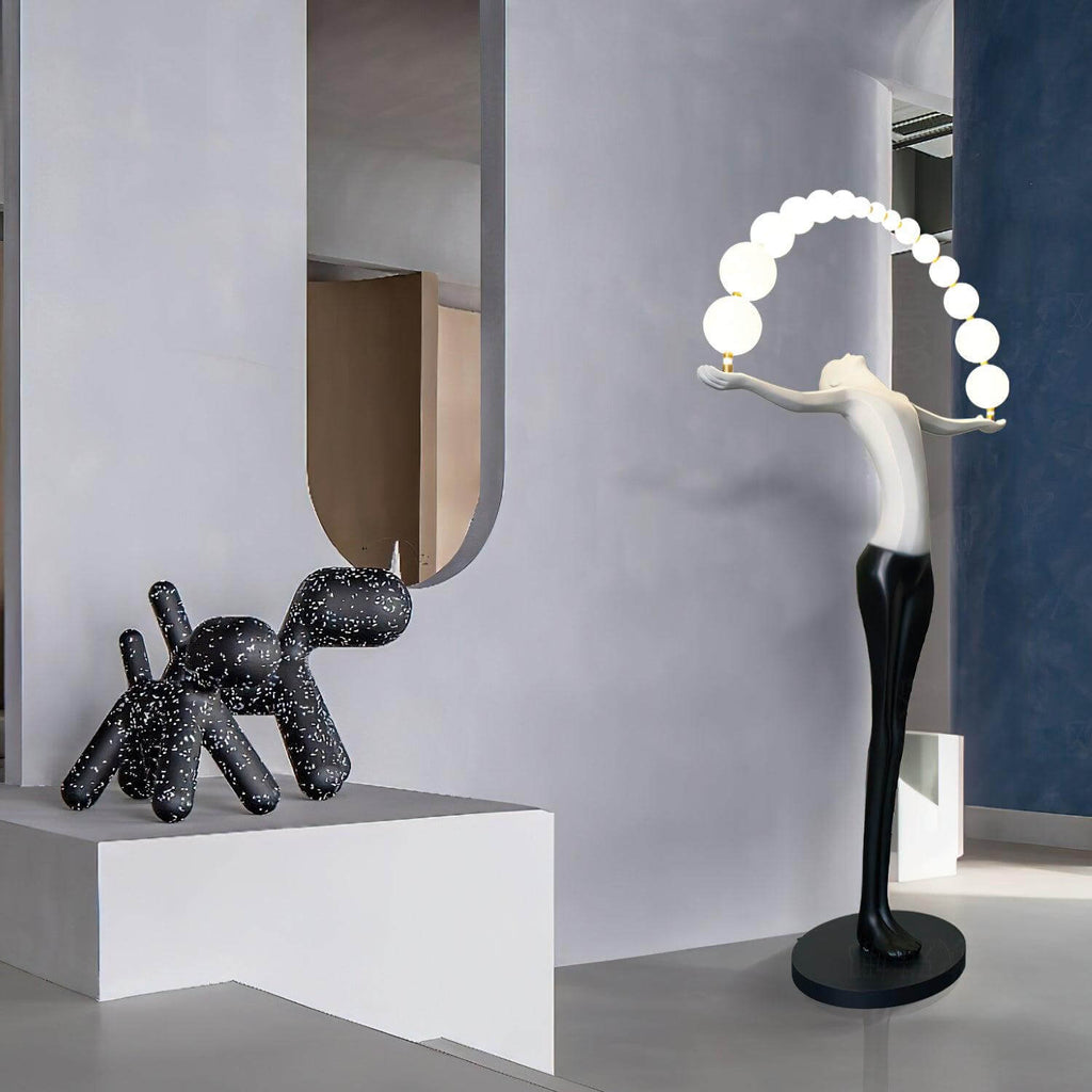 Olyvra Sculptural Floor Lamp