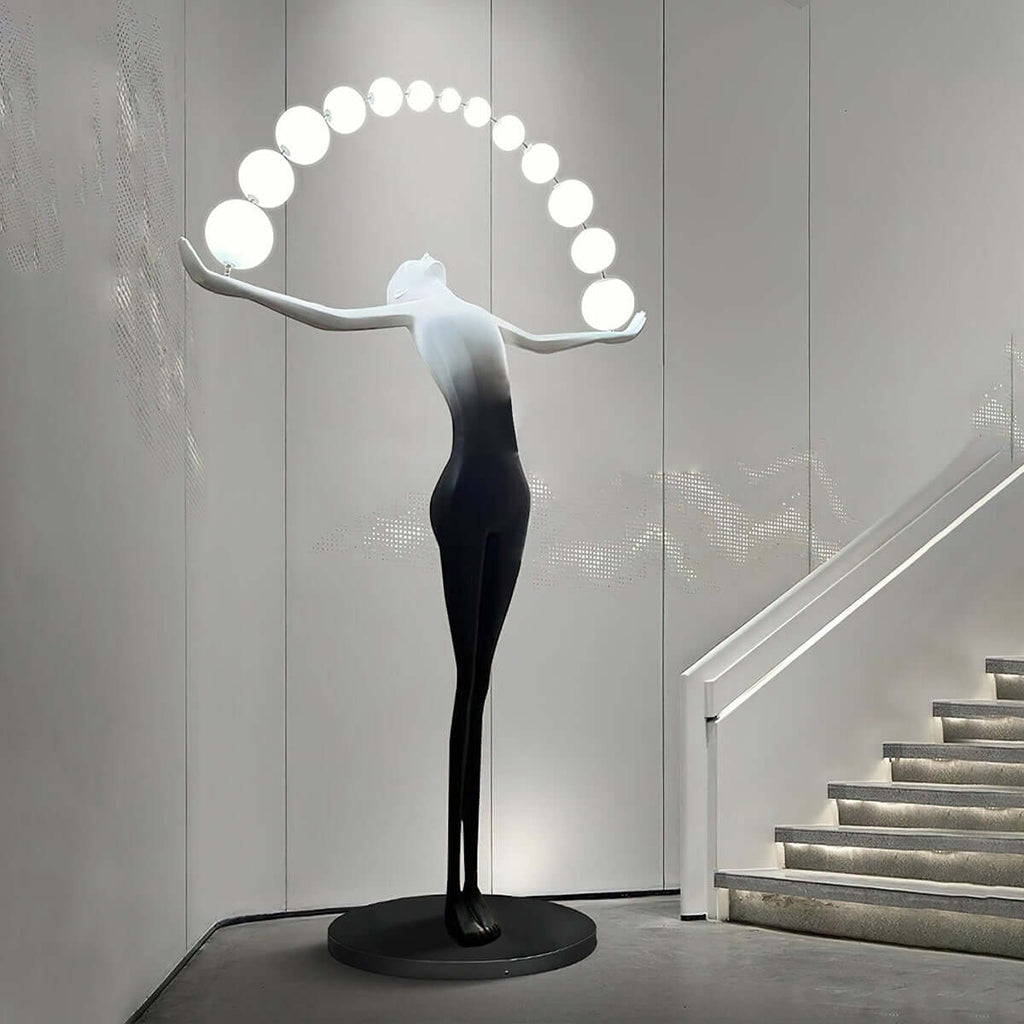 Olyvra Sculptural Floor Lamp