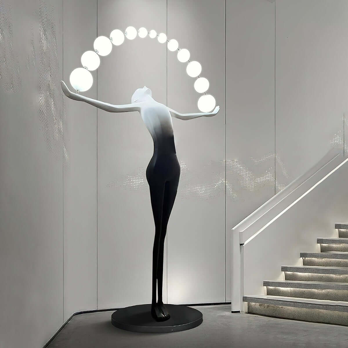 Olyvra Sculptural Floor Lamp