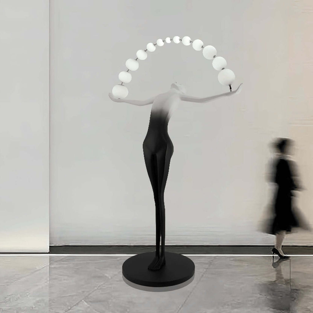 Olyvra Sculptural Floor Lamp