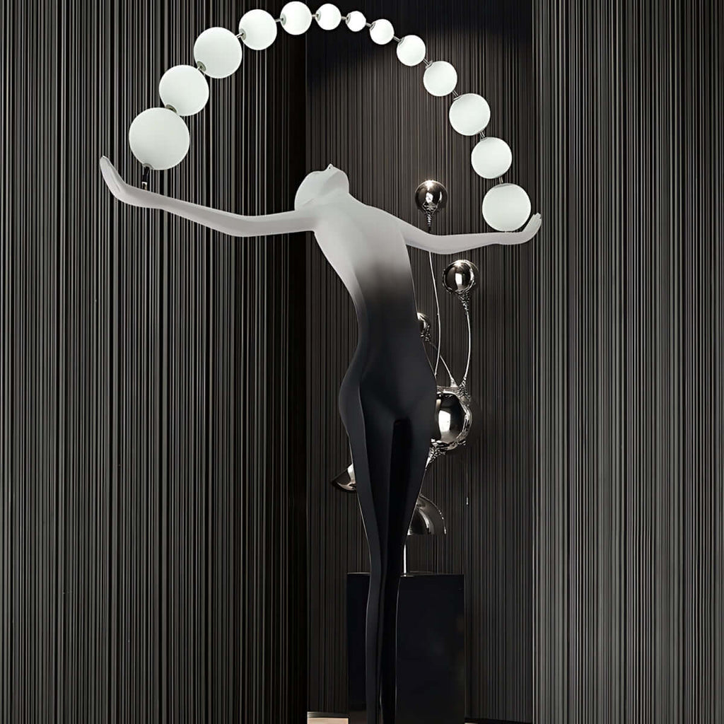 Olyvra Sculptural Floor Lamp