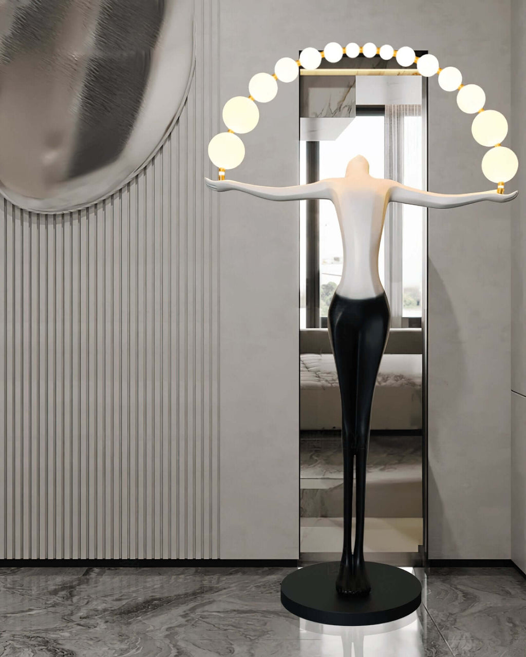 Olyvra Sculptural Floor Lamp