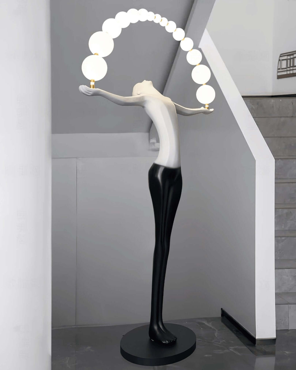 Olyvra Sculptural Floor Lamp