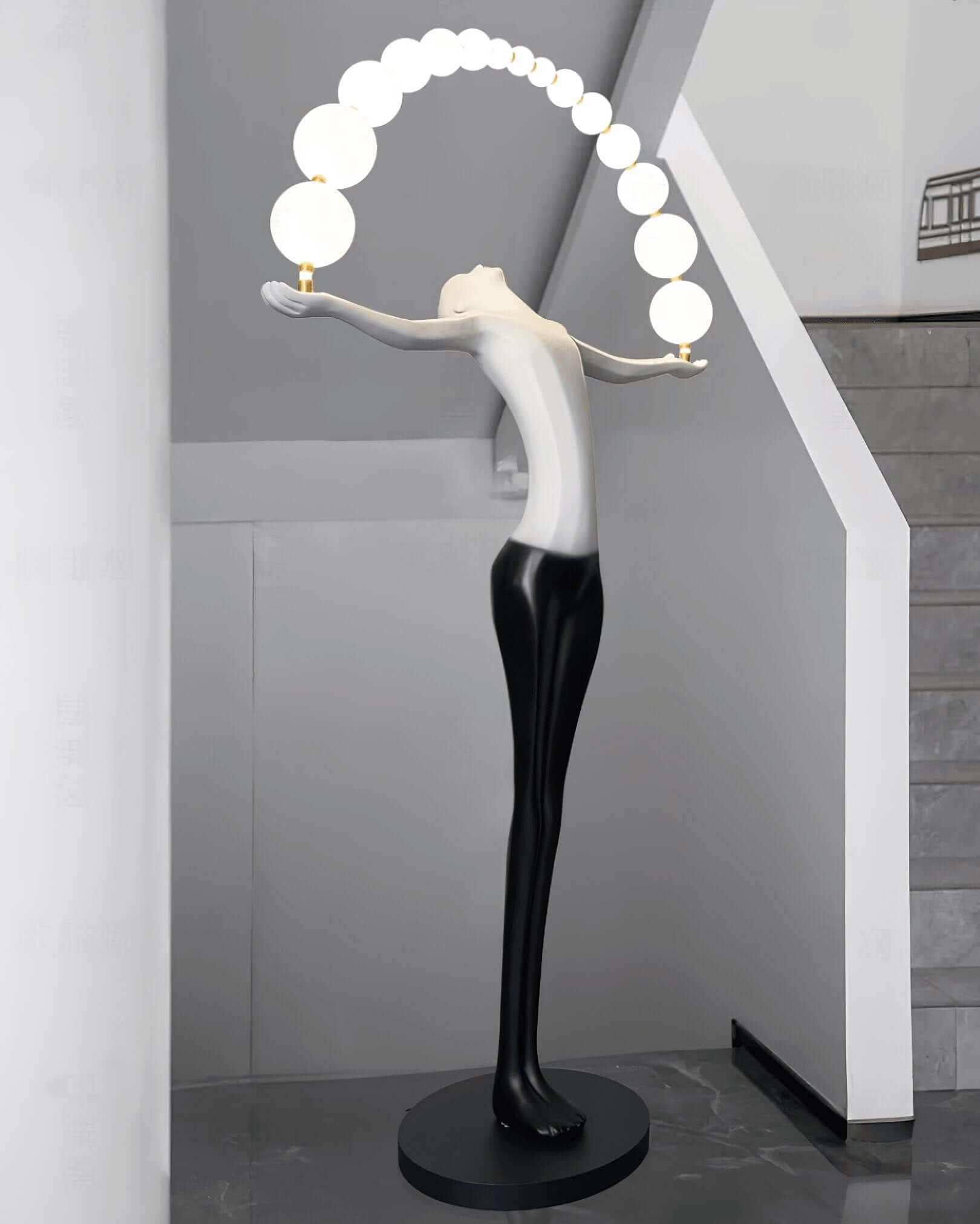 Olyvra Sculptural Floor Lamp