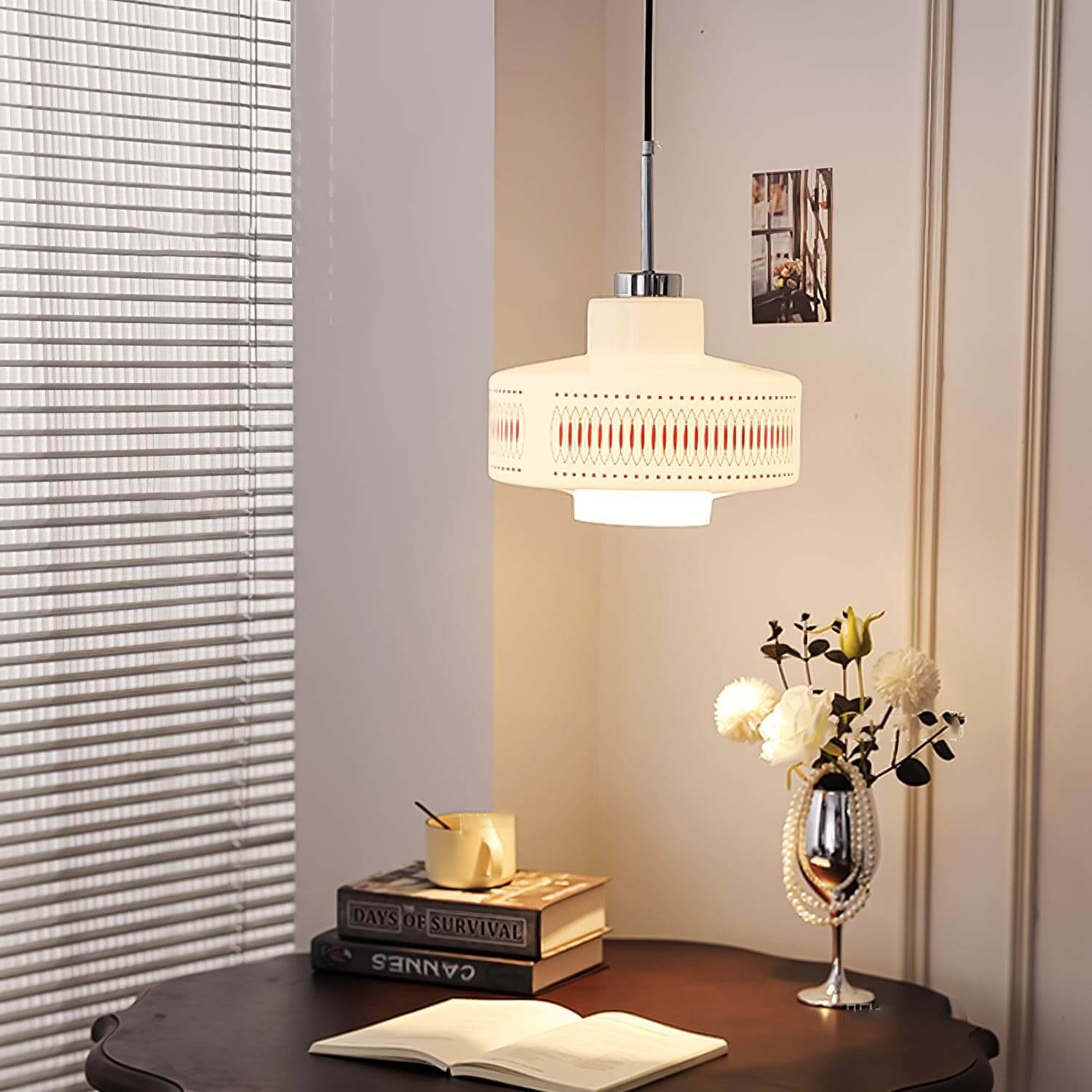 Opaline Pendant Light