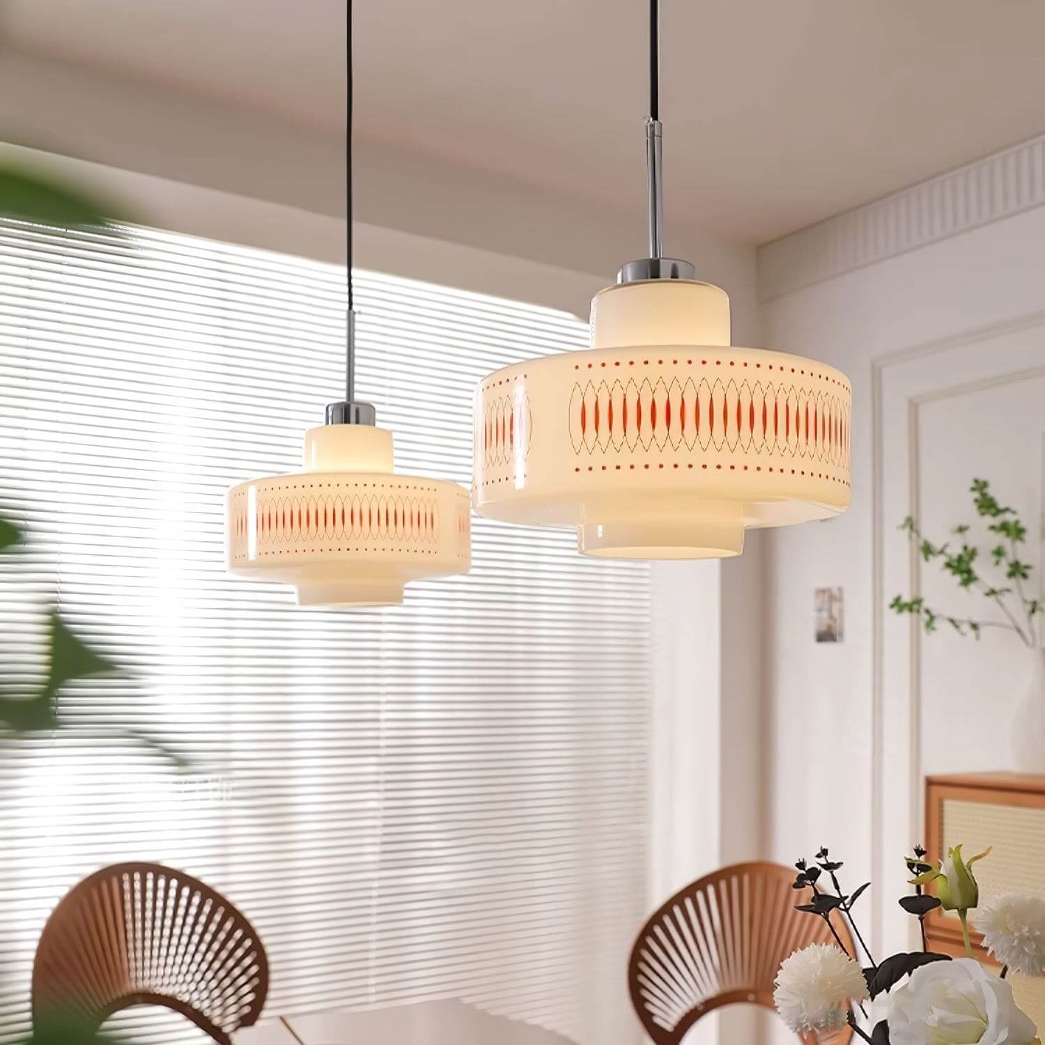 Opaline Pendant Light