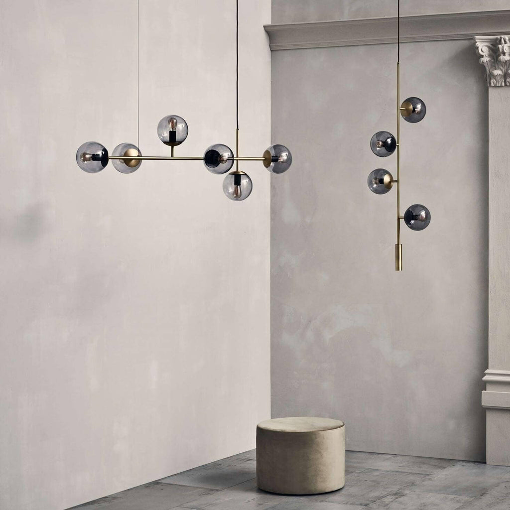 Orb Glass Chandelier