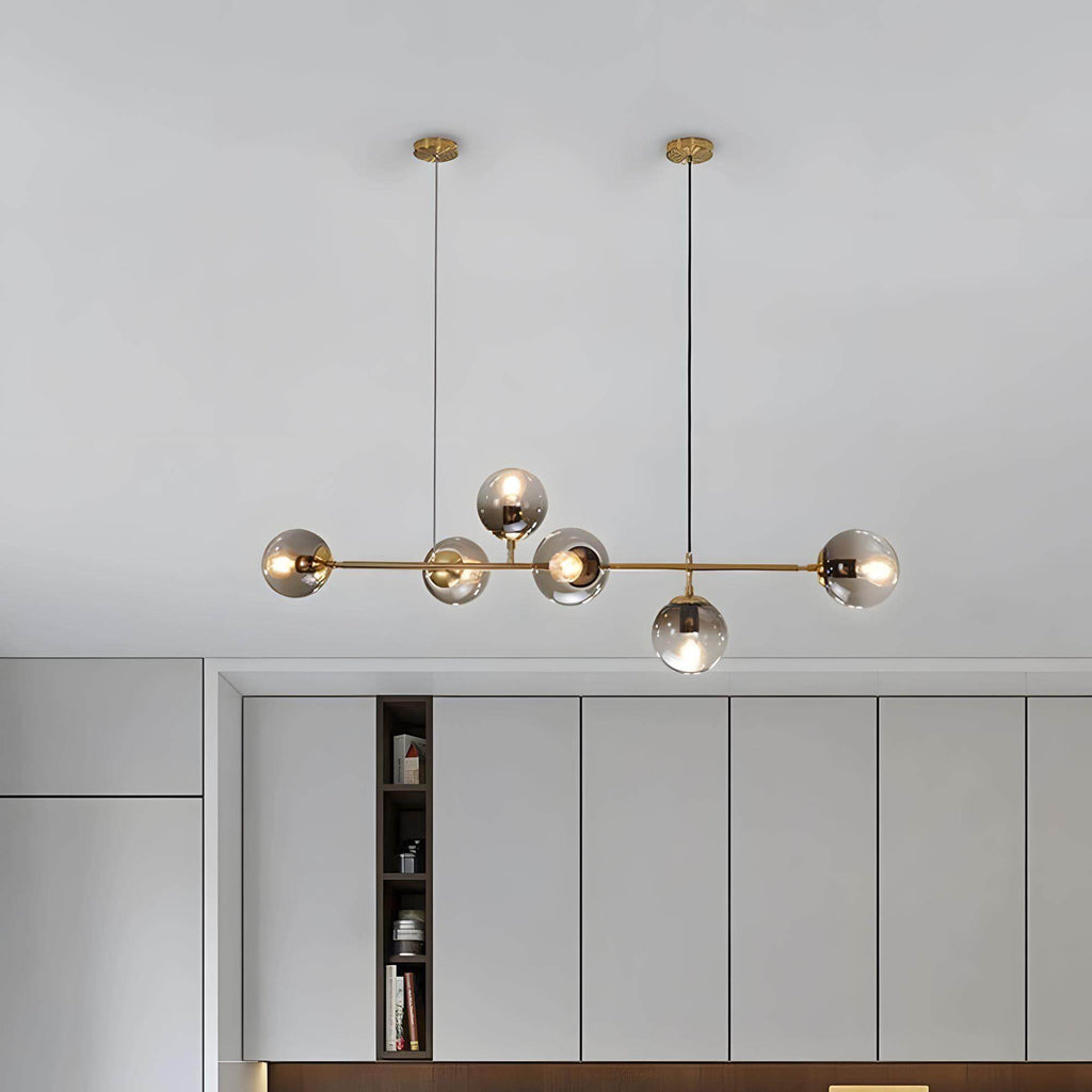 Orb Glass Chandelier