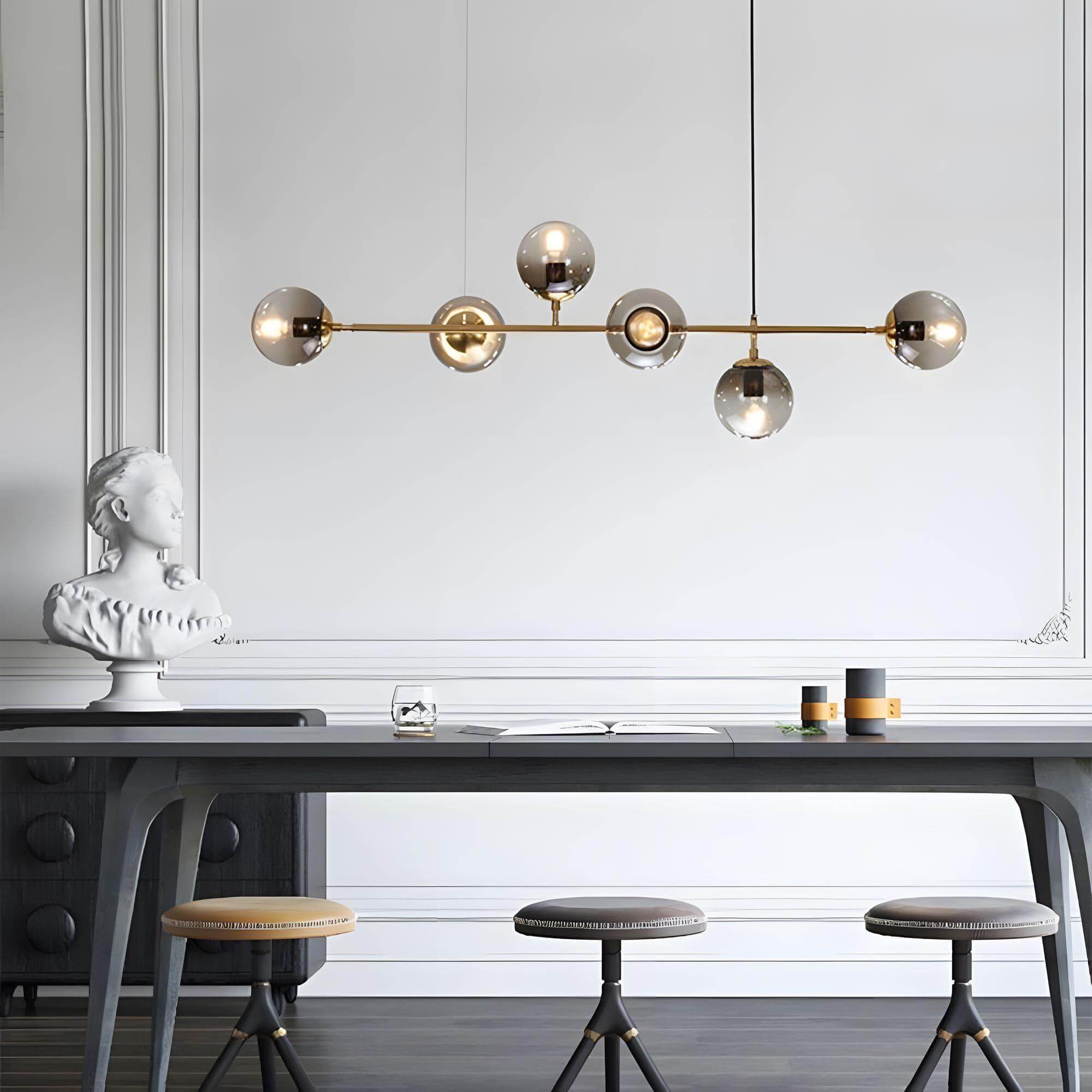 Orb Glass Chandelier