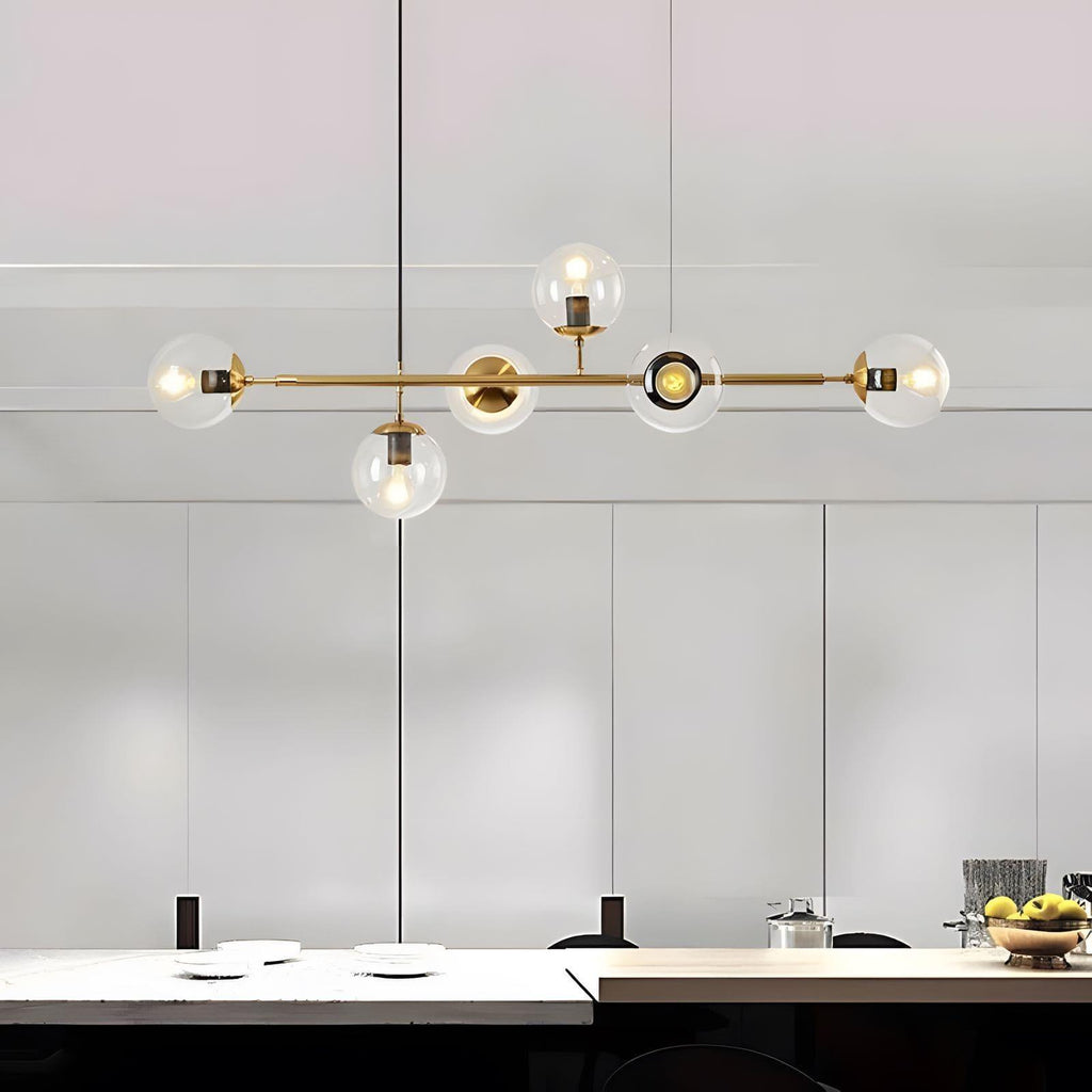 Orb Glass Chandelier