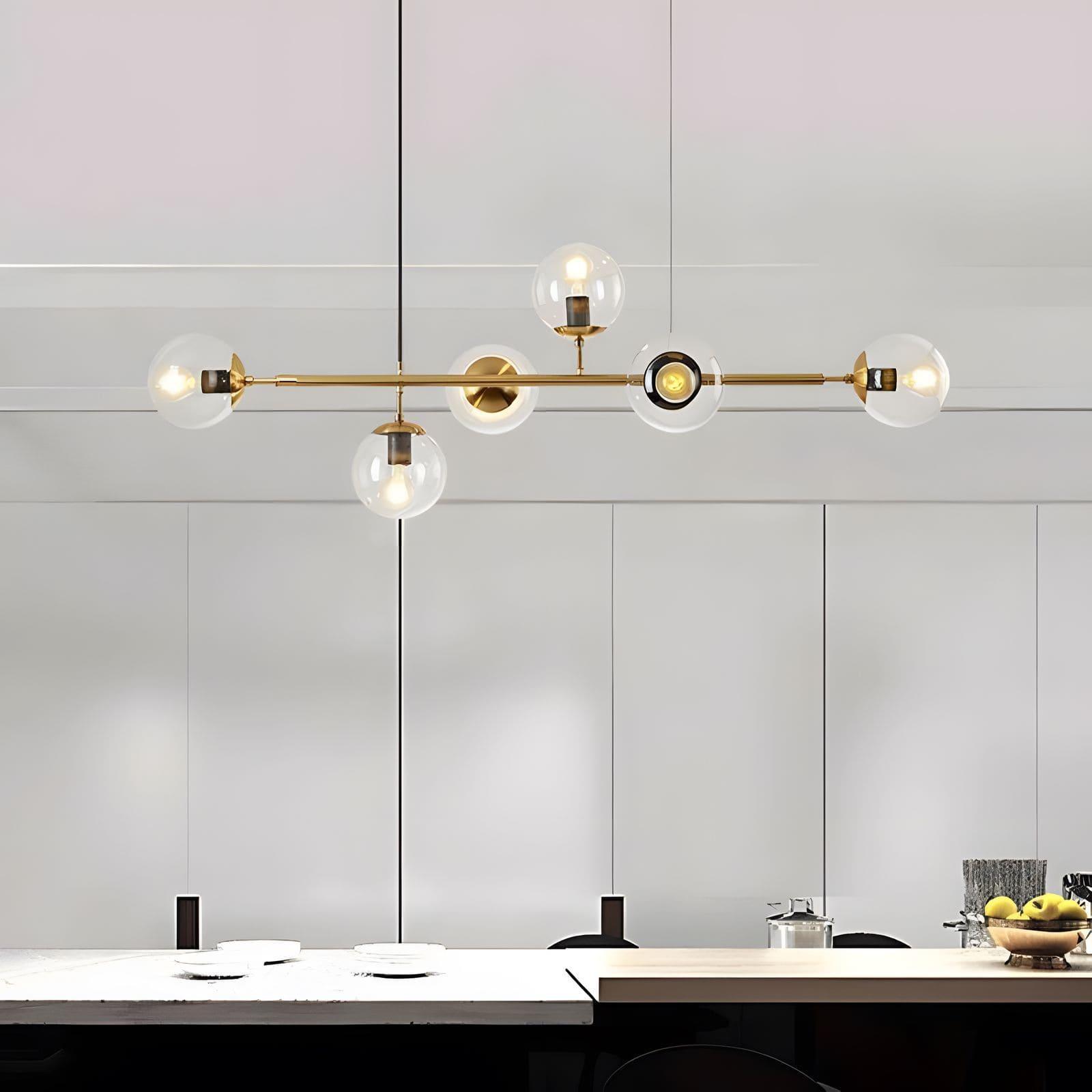 Orb Glass Chandelier