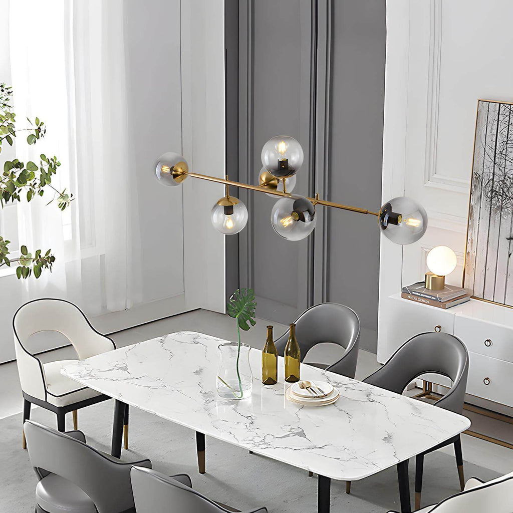 Orb Glass Chandelier