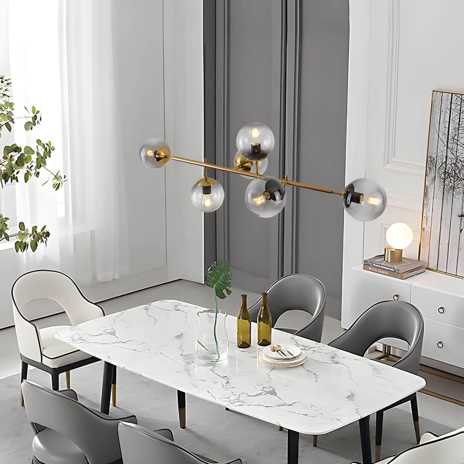 Orb Glass Chandelier