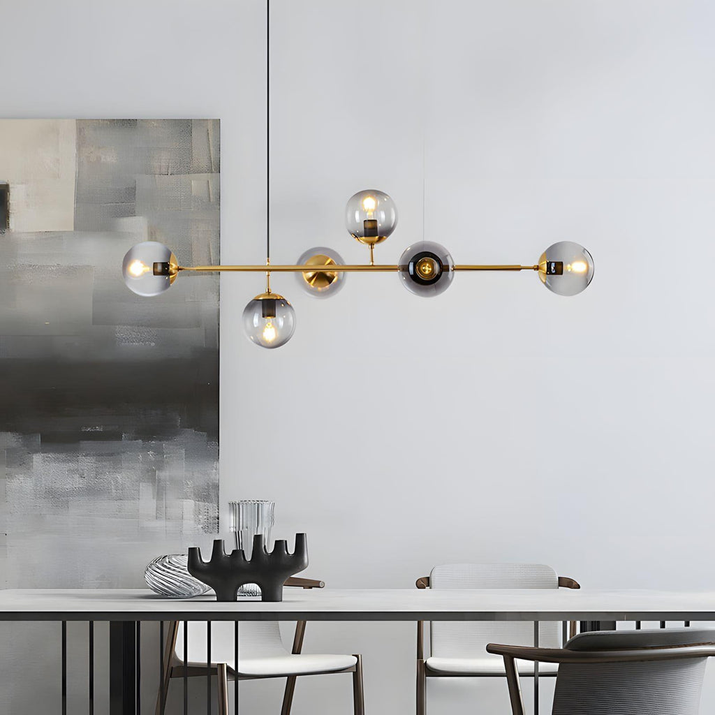 Orb Glass Chandelier