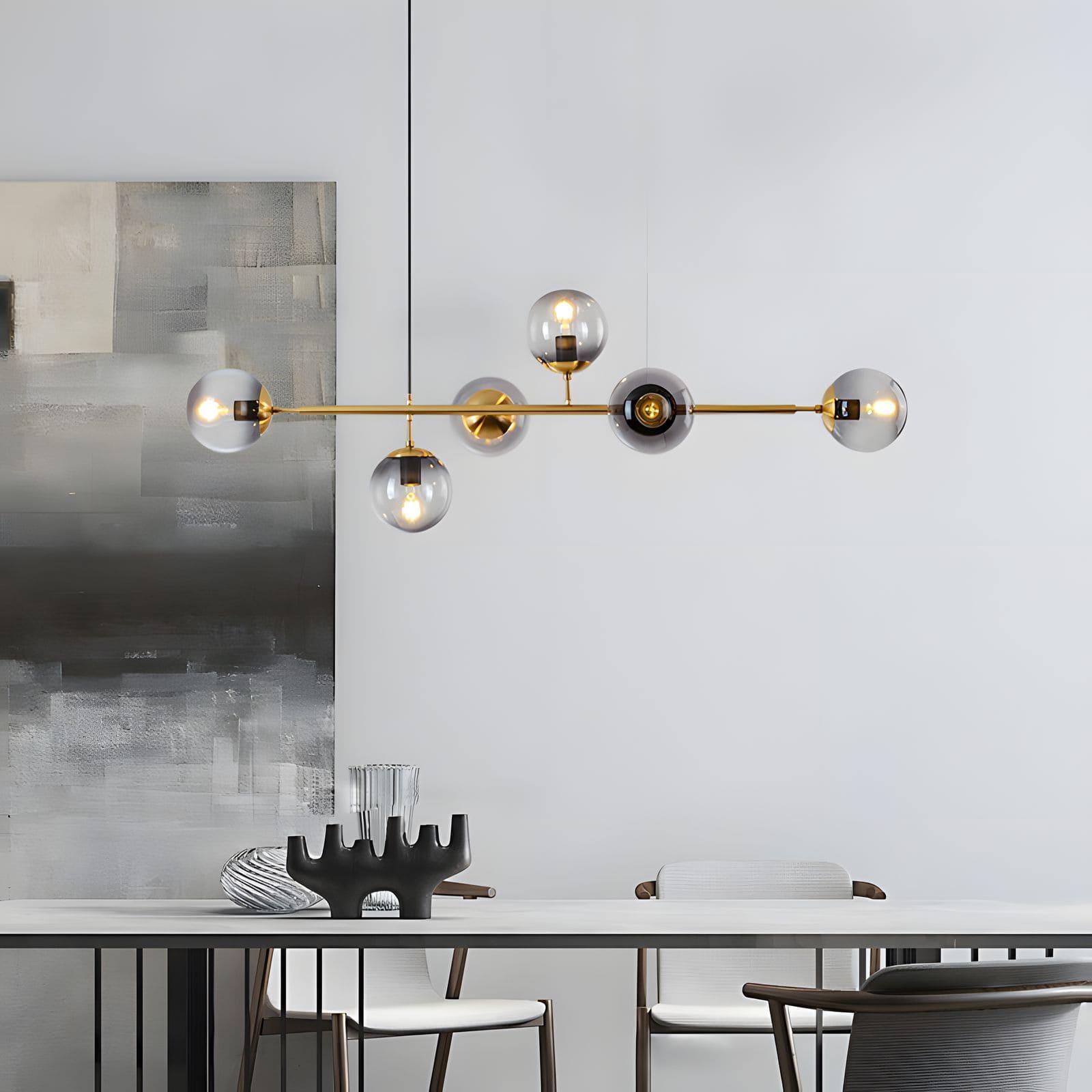 Orb Glass Chandelier