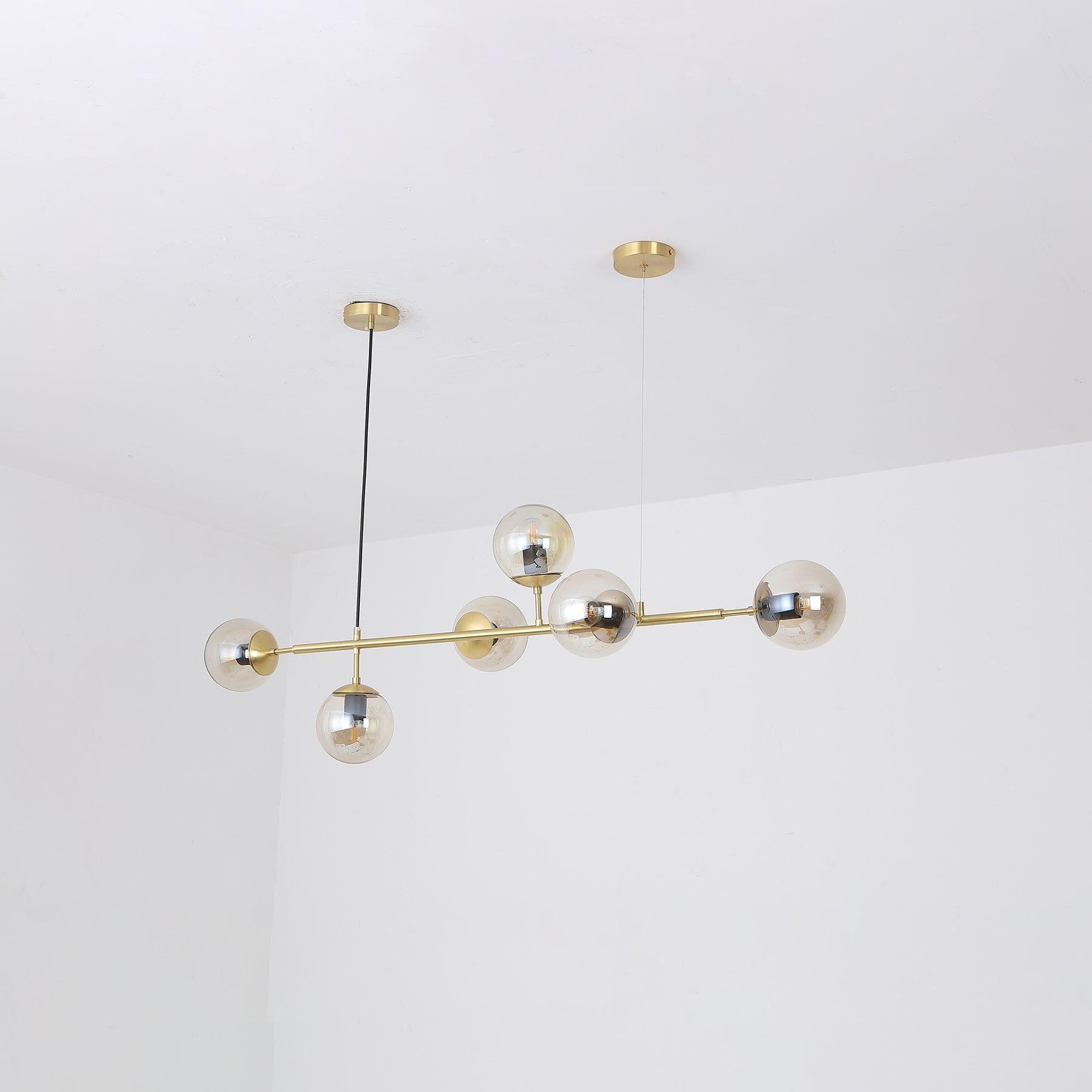 Orb Glass Chandelier