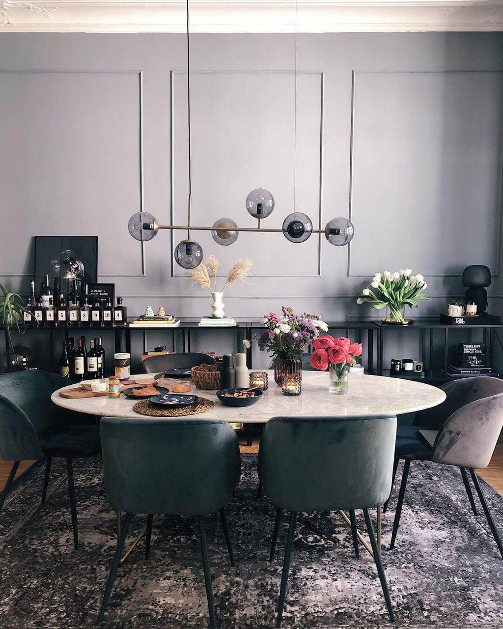 Orb Glass Chandelier