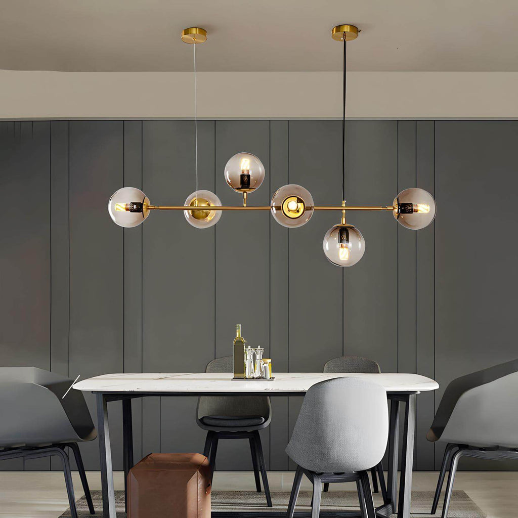 Orb Glass Chandelier