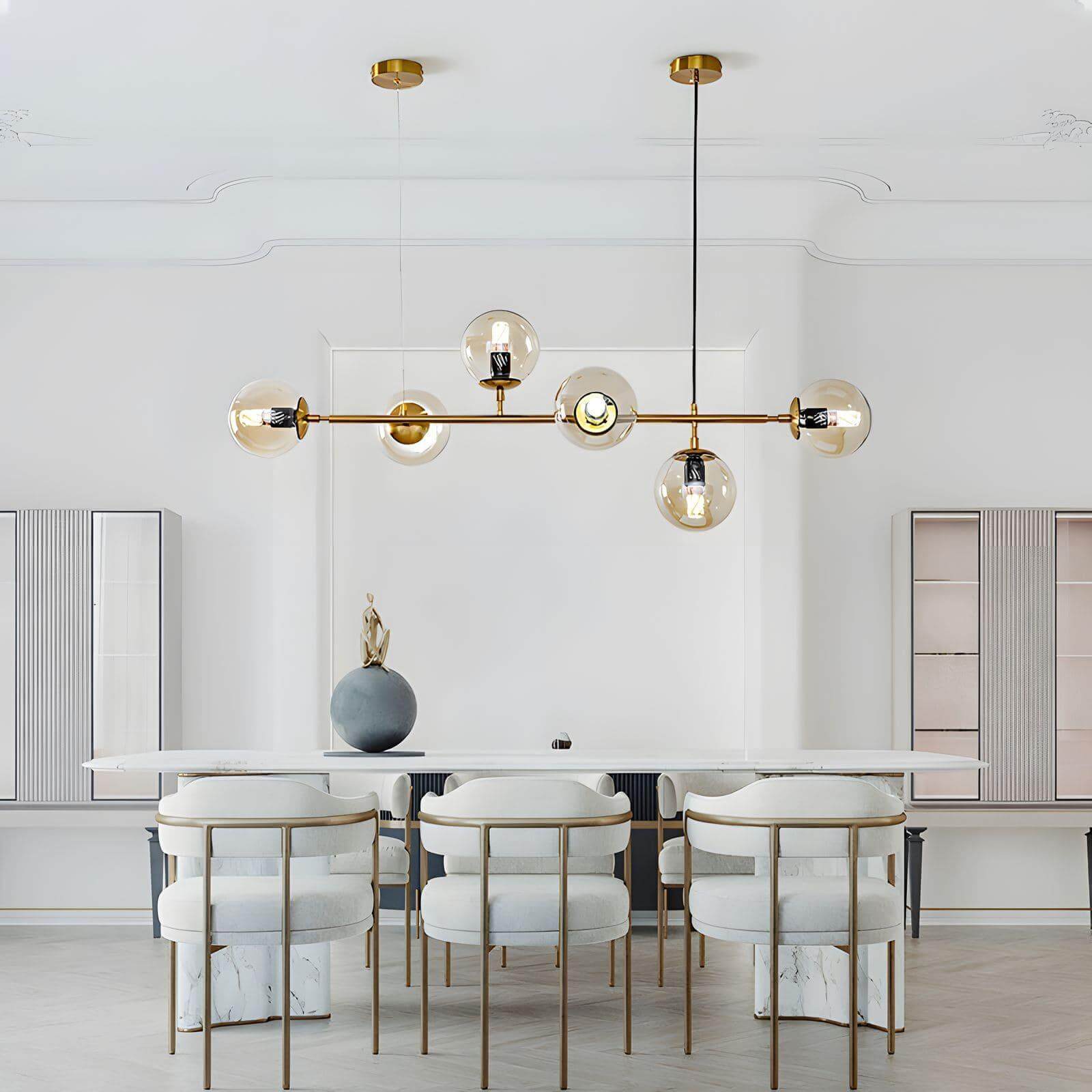 Orb Glass Chandelier