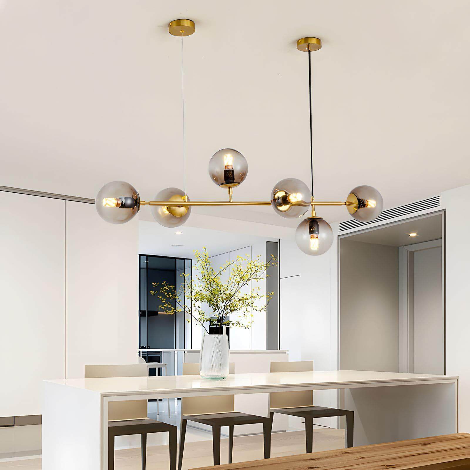 Orb Glass Chandelier