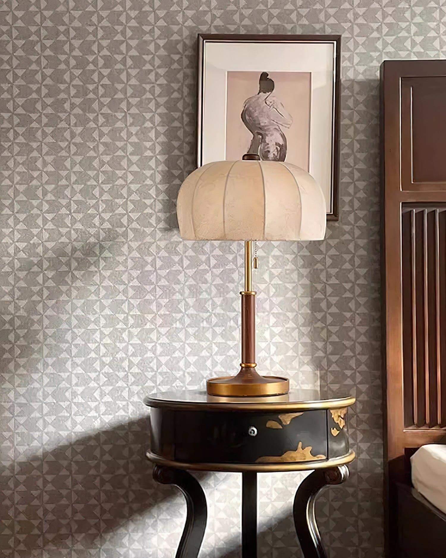 Orchid Fabric Table Lamp