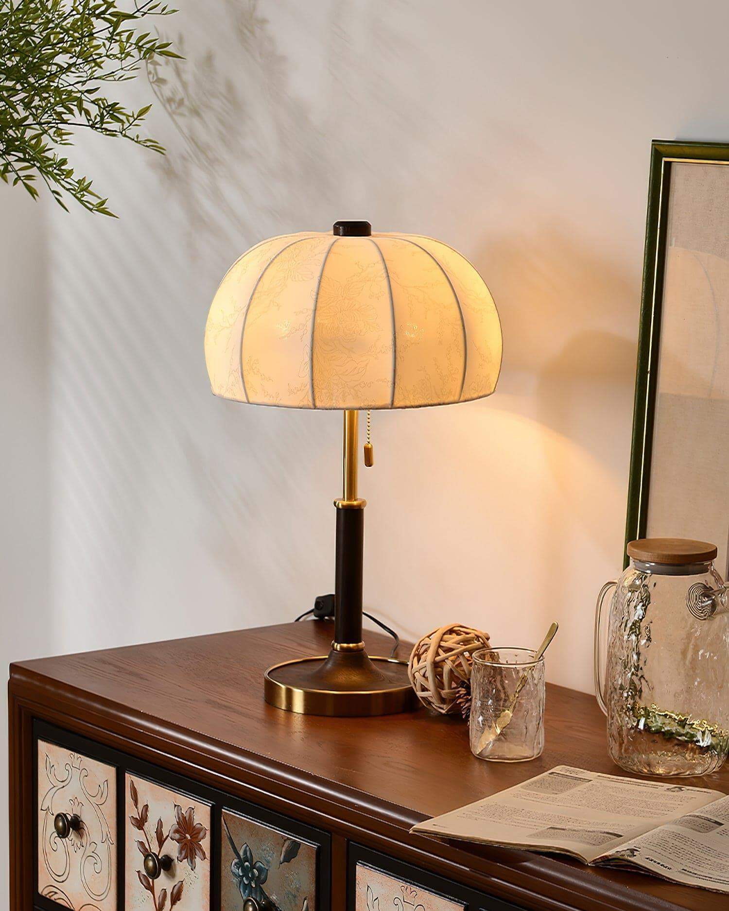 Orchid Fabric Table Lamp