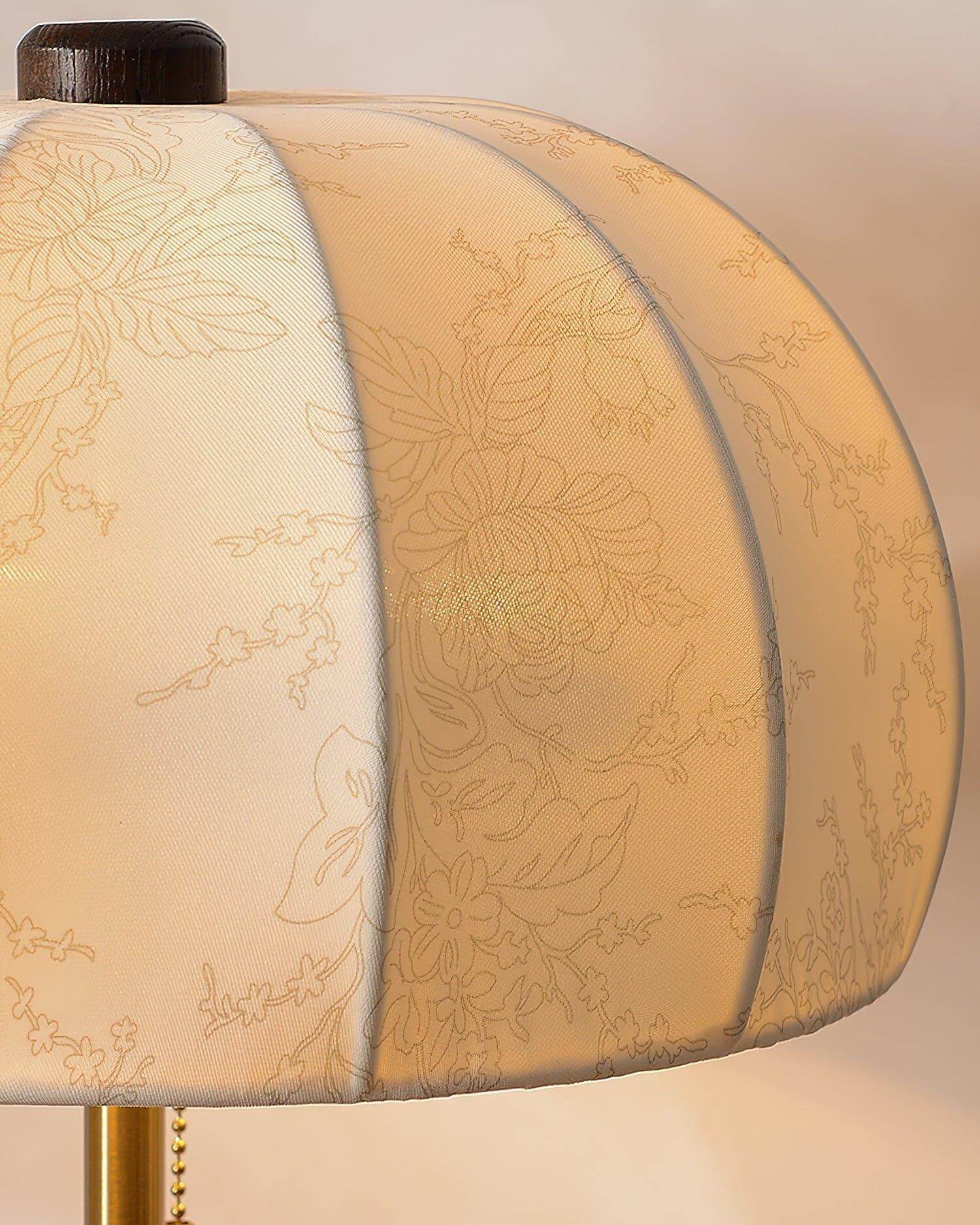 Orchid Fabric Table Lamp