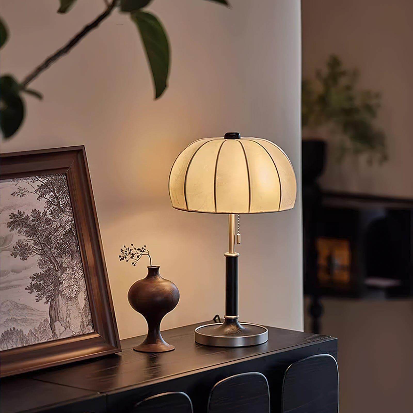Orchid Fabric Table Lamp