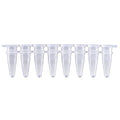 MTC Bio P3010-S PCR 8-Strips, 0.2ml with Separate Flat Cap Strips, 120/pk