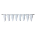 MTC Bio P3801-QW PureAmp 8-Strip qPCR Tubes, 0.1mL, White, Separate Optical Strip Caps, Pack of 120