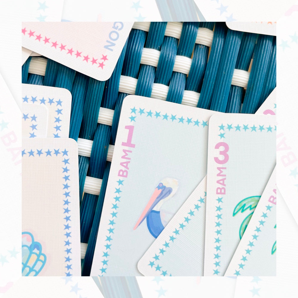 Play Away Mahjong Cards: Beach Edition