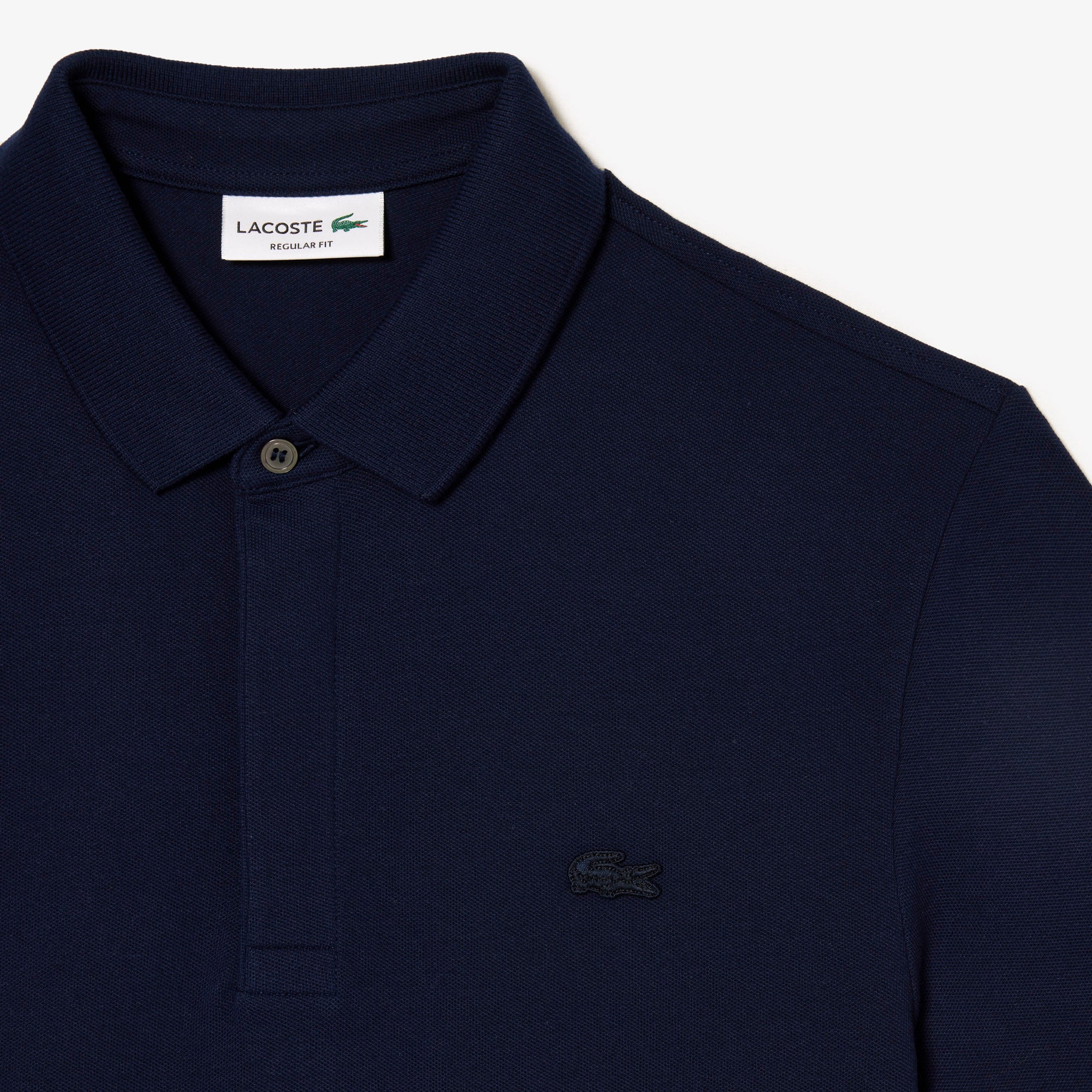 Lacoste Regular Fit Paris Stretch Polo - Navy