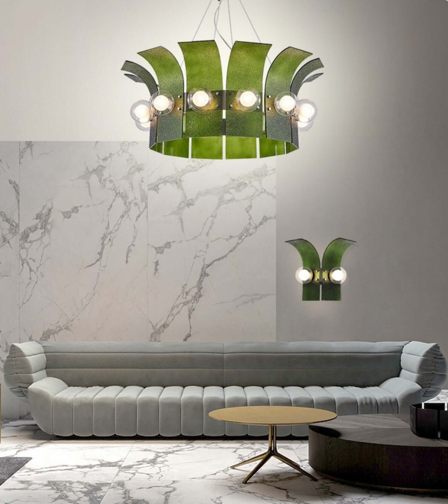 Palm Chandelier