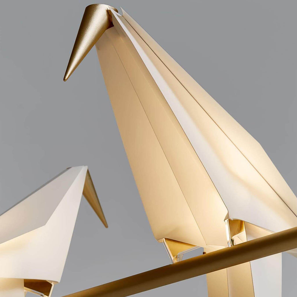 Paper Crane Chandelier